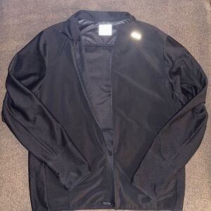 Perry Ellis Black Mesh-Lined Jacket